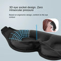 3D Sleeping Mask 100% Blockout Light Sleep Mask for Eye Soft Eye Mask for Travel Eyeshade Night Breathable Blindfold Sleepmasker