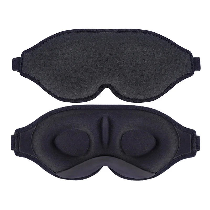 3D Sleeping Mask 100% Blockout Light Sleep Mask for Eye Soft Eye Mask for Travel Eyeshade Night Breathable Blindfold Sleepmasker